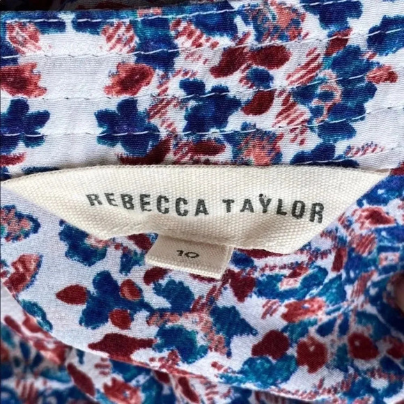 Rebecca Taylor
3/4 Sleeve Split Neck PaisleyBlouse - Picture 12 of 12